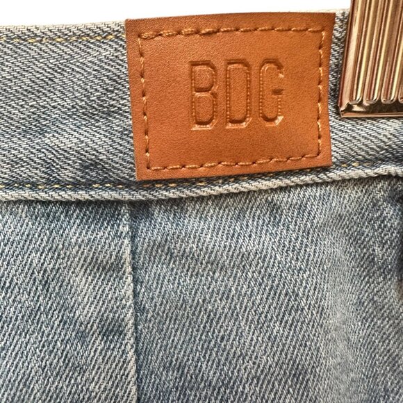 Urban Outfitters BDG Carla Cargo Jogger Jean Light Blue Wash Boho Size 27 - Picture 9 of 11